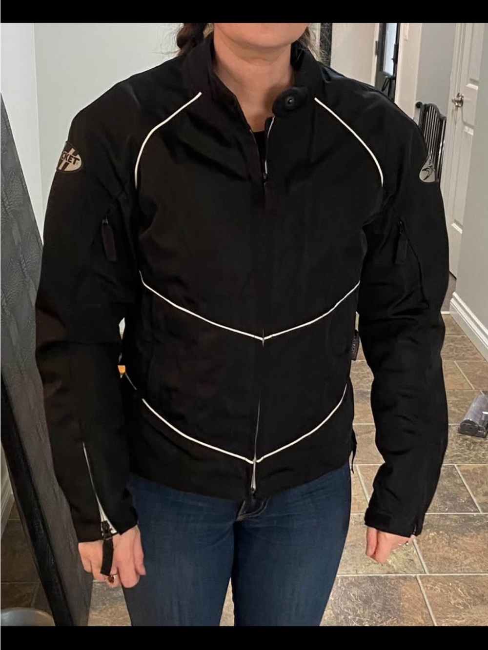 Joe Rocket Women’s Black Performance Jacket with lining & pads